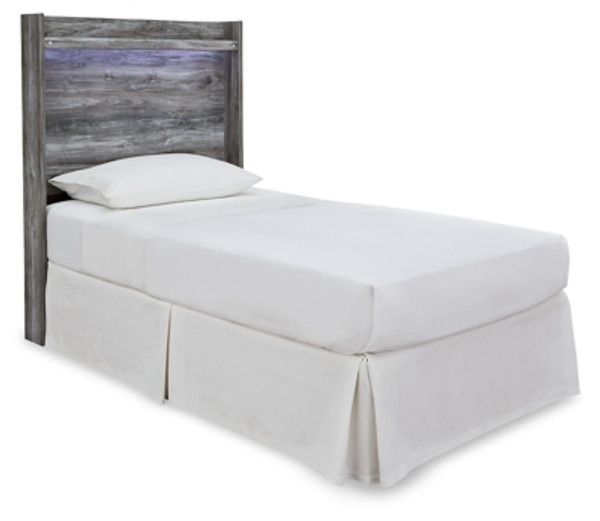 Ashley Baystorm Gray Twin Panel Headboard Bed with Dresser