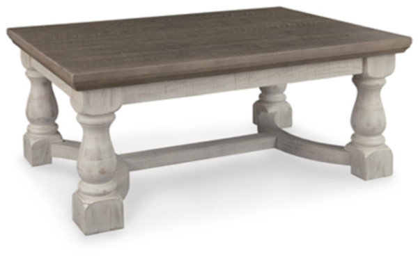 Ashley Havalance Gray White Coffee Table with 1 End Table