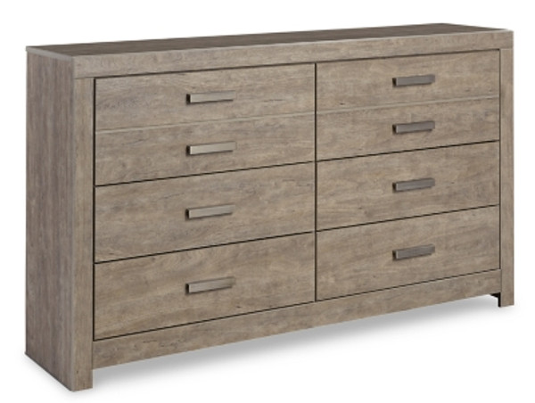 Ashley Culverbach Gray King Panel Bed with Dresser