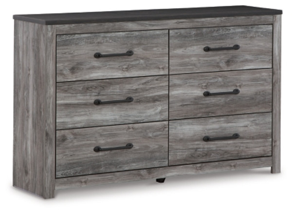 Ashley Bronyan Dark Gray Queen Panel Bed with Dresser and Nightstand