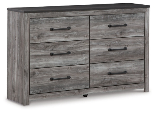 Ashley Bronyan Dark Gray Queen Panel Bed with Dresser