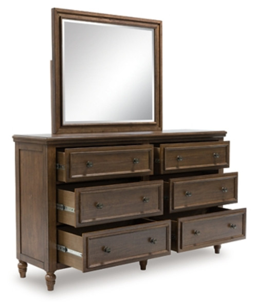 Benchcraft Sturlayne Brown Dresser and Mirror