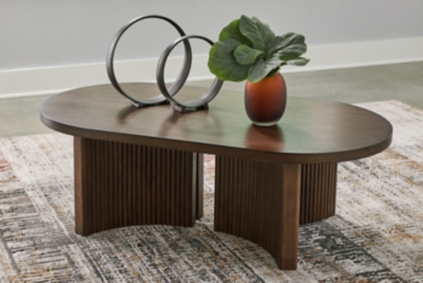 Ashley Korestone Dark Brown Coffee Table