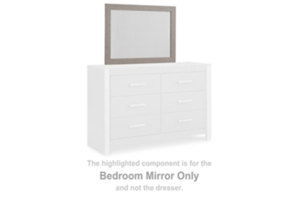 Ashley Surancha Gray Bedroom Mirror