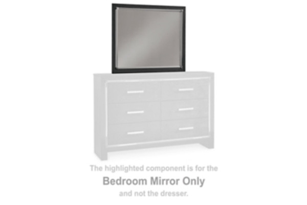 Ashley Kaydell Black Bedroom Mirror