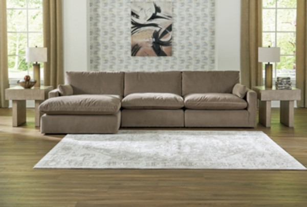 Ashley Sophie Cocoa 3-Piece Sectional Sofa Chaise