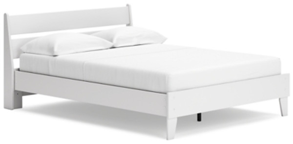 Ashley Socalle Two-tone Queen Panel Platform Bed