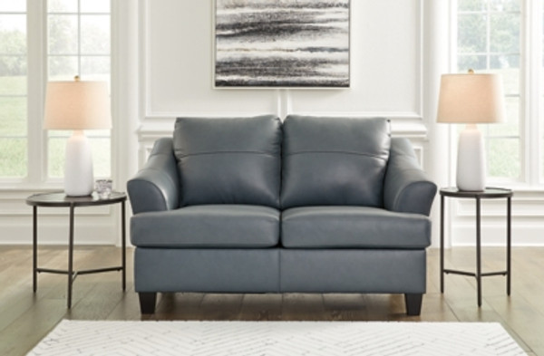 Ashley Genoa Steel Loveseat