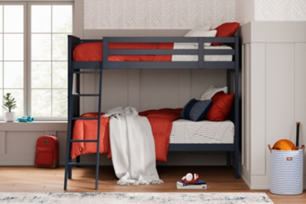 Ashley Nextonfort Blue Twin over Twin Bunk Bed