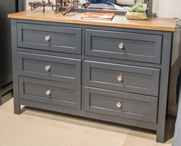 Ashley Landocken Brown Blue Dresser