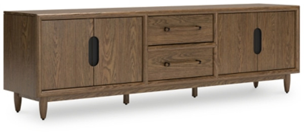 Ashley Roanhowe Brown 85" TV Stand