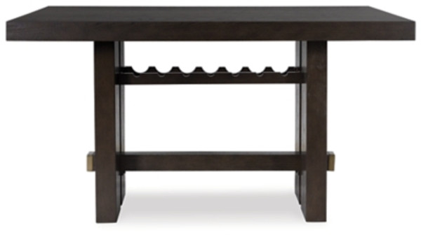 Ashley Burkhaus Dark Brown Counter Height Dining Table