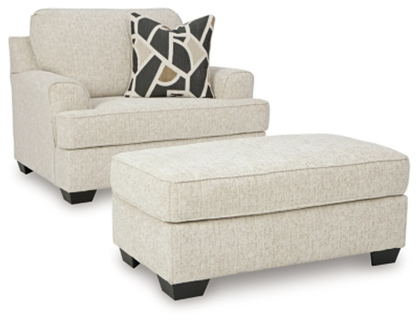 Benchcraft Heartcort Quartz Chair and Ottoman