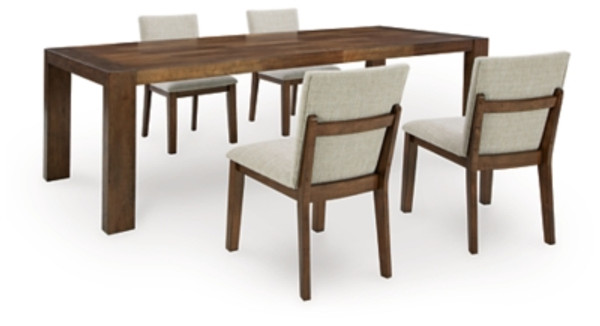 Benchcraft Kraeburn Brown Dining Table and 4 Chairs