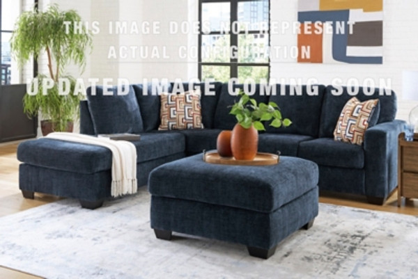 Ashley Aviemore Ink 2-Piece Sectional with Ottoman 24303/17/66/08