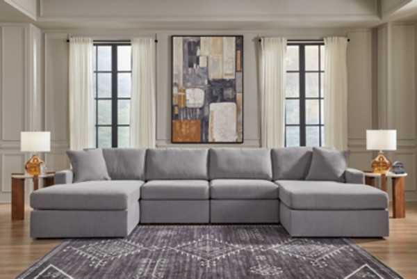 Ashley Modmax Granite 4-Piece Sectional with Chaise 92104/17/27/46/64 Ashley Modmax Granite 4-Piece Sectional with Chaise 92104/17/27/46/64