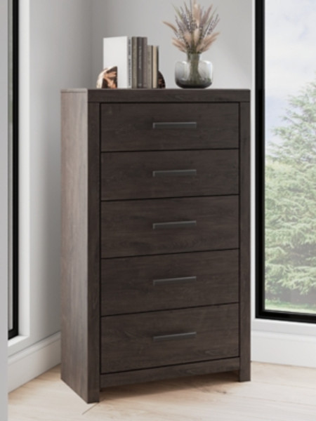 Ashley Prendonea Charcoal Chest of Drawers