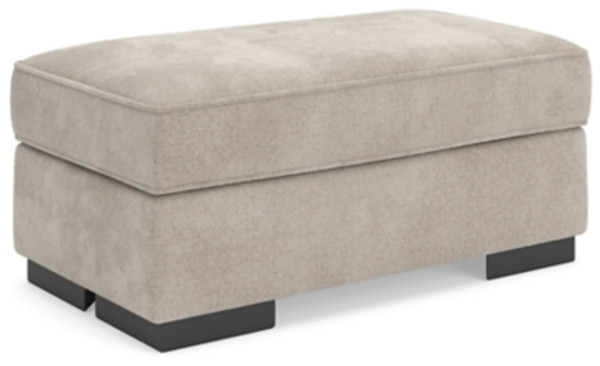 Benchcraft High Profile Taupe Ottoman