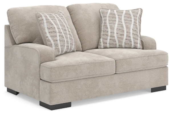 Benchcraft High Profile Taupe Loveseat