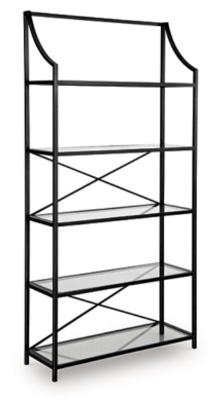 Ashley Dakerwell Antique Black 72" Bookcase