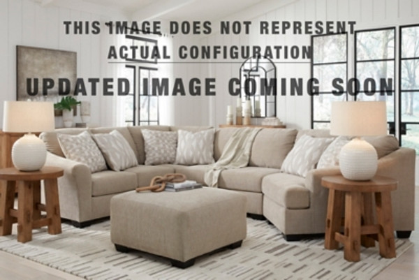 Ashley Brogan Bay Cork 3-Piece Sectional with Ottoman