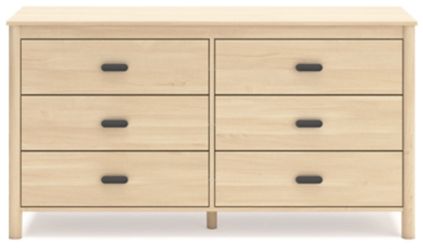 Ashley Cabinella Tan Queen Panel Headboard with Dresser and Nightstand