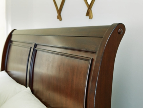 Ashley Trellington Brown Queen Sleigh Storage Bed