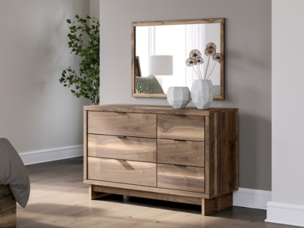 Ashley Zadilyn Brown Dresser and Mirror B3367/221/36