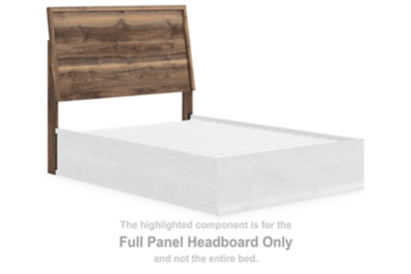 Ashley Zadilyn Brown Full Panel Headboard