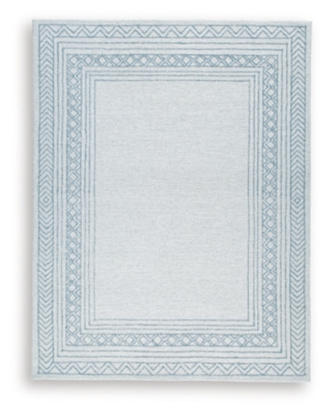 Ashley Azelhurst Blue Ivory Gray 7'8" x 10' Area Rug