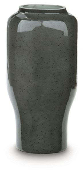 Ashley Kierlain Gray Black Vase Ashley Kierlain Gray Black Vase