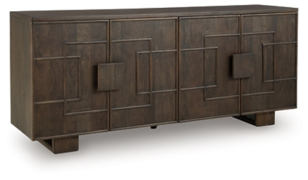 Ashley Cato Dark Brown Accent Cabinet