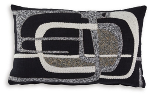 Ashley Gavrileigh Black Gray Ivory Pillow (Set of 4)