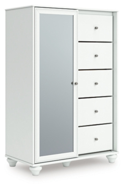Ashley Maylilly White Dressing Chest