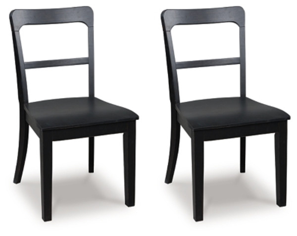 Ashley Chadworth White Dining Chair (Set of 2)