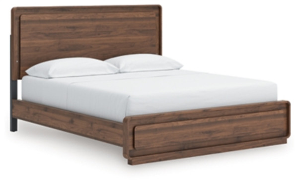 Ashley Hollinaze Walnut Brown California King Panel Bed