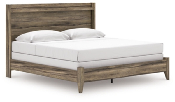 Ashley Baystorm Brown King Panel Bed