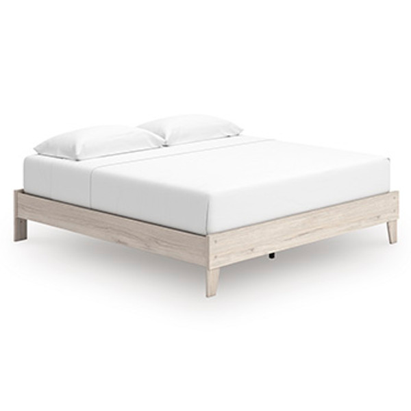 Ashley Socalle Light Natural King Platform Bed