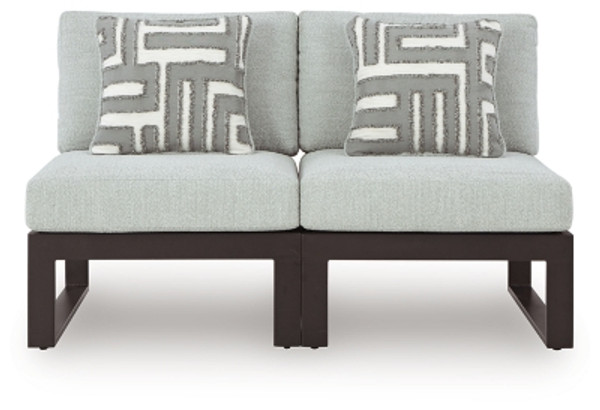 Ashley Beachloft Black 2-Piece Outdoor Sectional