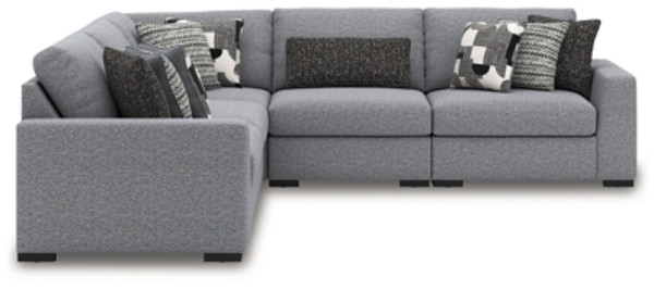 Benchcraft Bealton Salt and Pepper 5-Piece Sectional