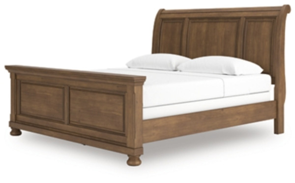 Ashley Vandenmore Medium Brown King Sleigh Bed