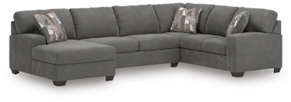 Ashley Newellen Greystone 3-Piece Sleeper Sectional with Chaise 48405/17/48/71