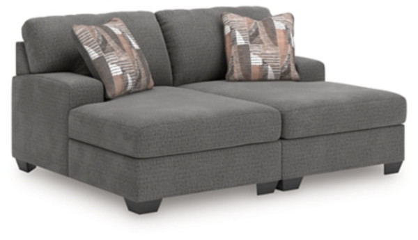 Ashley Newellen Greystone 2-Piece Super Chaise