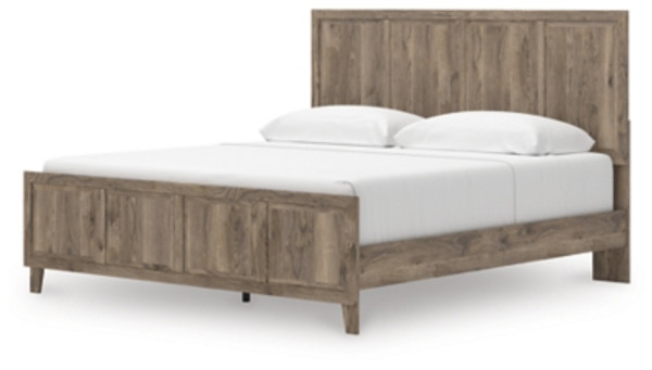 Ashley Keithland Brown King Panel Bed