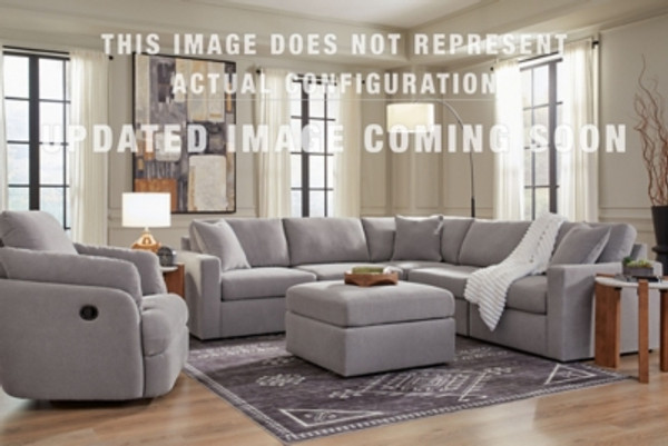 Ashley Modmax Granite 6-Piece Sectional with Ottoman 92104/46(2)/57/64/65/77/08