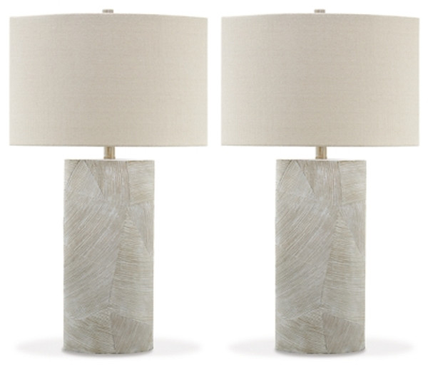 Ashley Bradard Brown 2-Piece Table Lamp Set