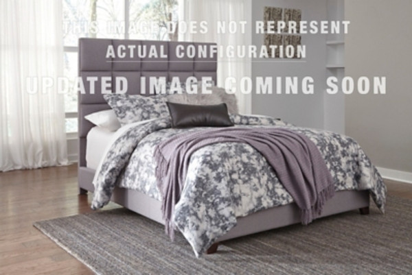 Ashley Dolante Beige King Upholstered Bed with Mattress B130/582/M696/41