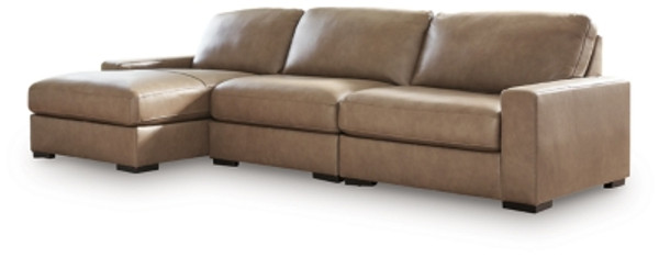 Benchcraft Veronella Sahara 3-Piece Sectional with Chaise 76106/17/46/64