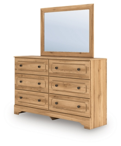 Ashley Galletyn Warm Brown Dresser and Mirror Ashley Galletyn Warm Brown Dresser and Mirror