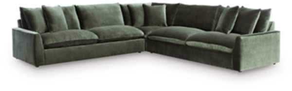 Benchcraft Carriage View Jade 3-Piece Sectional